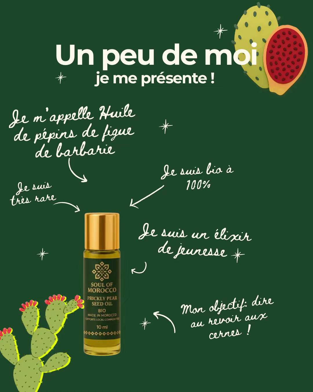 Huile de Pépins de figues de barbarie